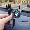 3 In 1 Data Cable Scalable Phone Fast Charging Cable Car Accessories For E46 E90 E60 F30 F10 X1 X2 X3 X5 X4 X6 X7 G30 G20 Z4