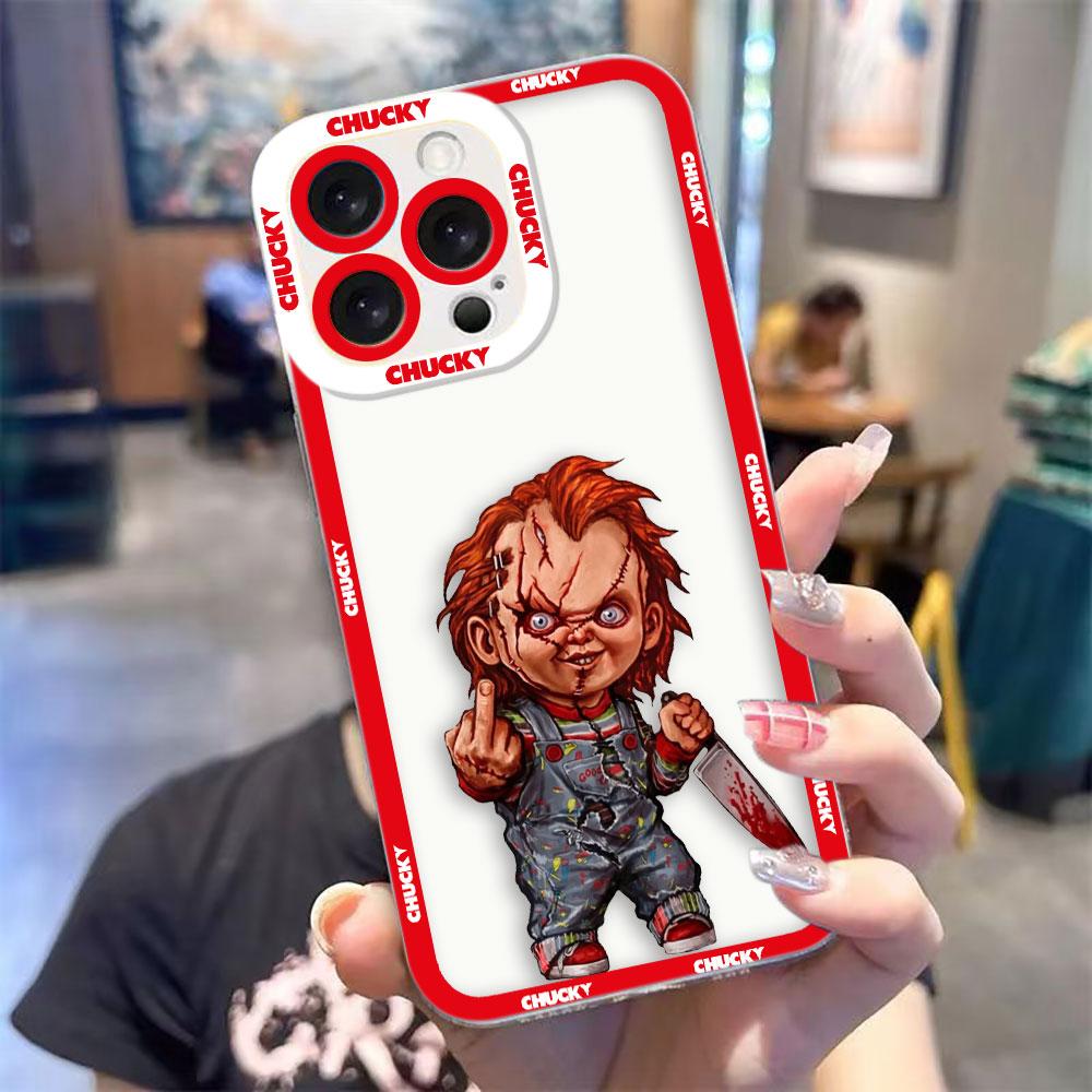 Charles Lee Ray Chucky Puppe Klare Handyhülle Für VIVO Y400 Y100 Y75 Y51 Y50 Y36 Y35 Y28 Y22S Y21 Y20 Y19S Y17S Y16 Y15S Y04 Hülle