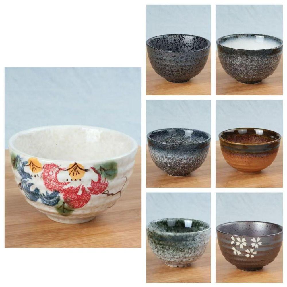 Food Grade Matcha Whisk Heat Insulation Green Tea Whisk Retro Rice Bowl