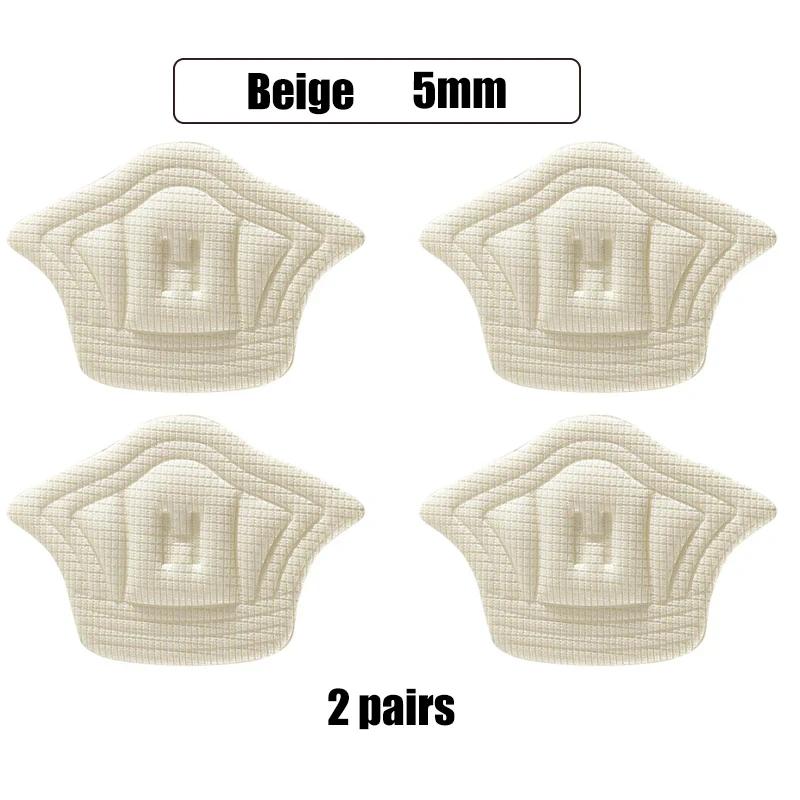 5 Pairs Adjustable Shoe Pads Foot Heel Cushion Sports Shoe Inserts Antiwear Insoles Foot Protector Stickers for Comfort