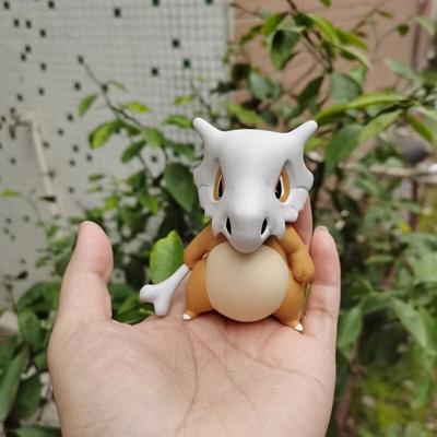 Pokemon Figures Cubone Pvc Model Doll Anime Osselait Cute Mini Collection Model Desktop Decoration Toy Gift