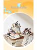 Babudou 2024 Autumn Kids' Breathable Casual Shoes: Girls' Dad Shoes for Infants, Medium, and Large Children.