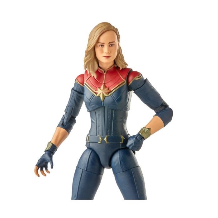Figurine - hasbro - captain marvel - 15 cm - marvel legends - détails soignés