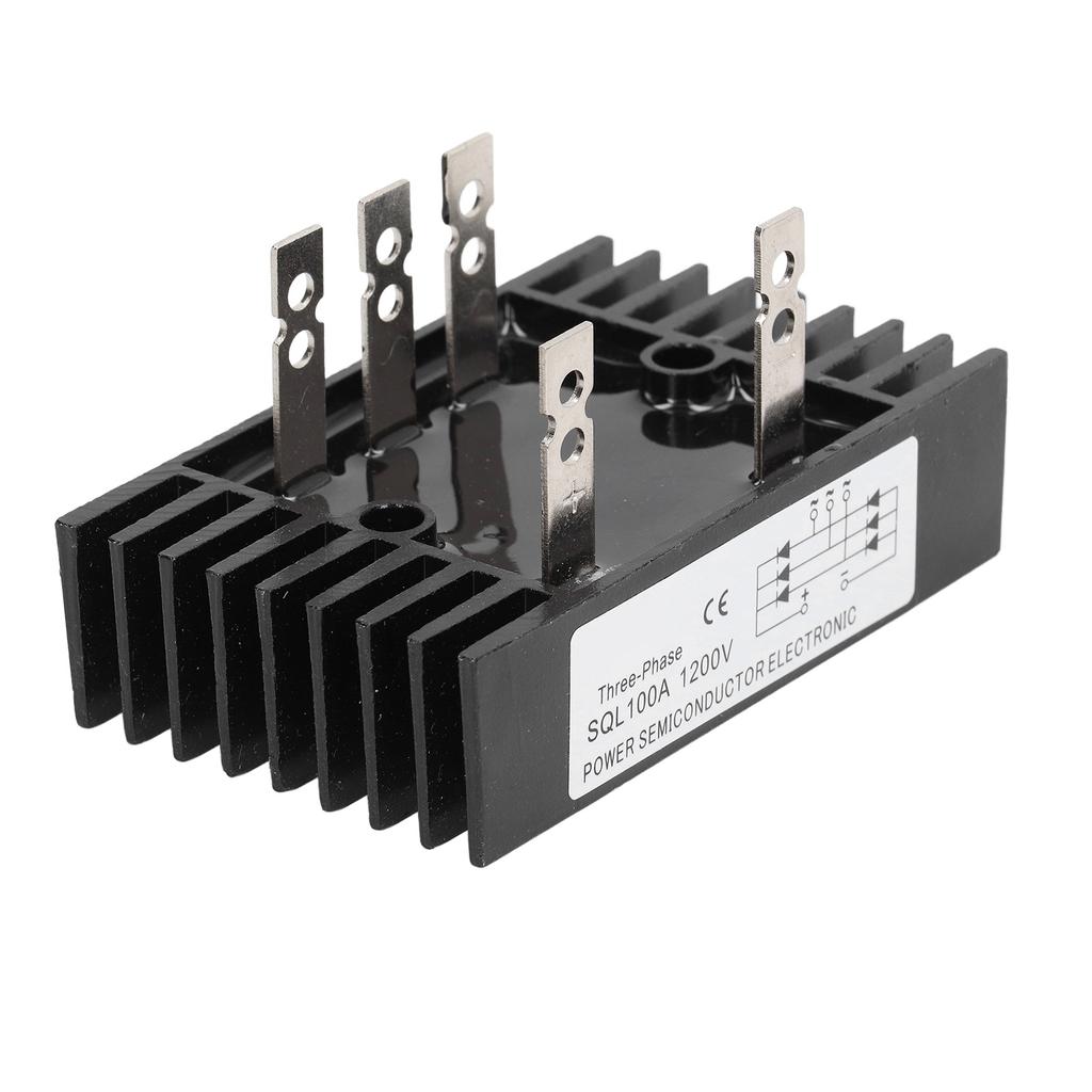 High Power Rectifier Diode Bridge Voltage Regulator 3 Phase 100A 1200V Module with Heatsink