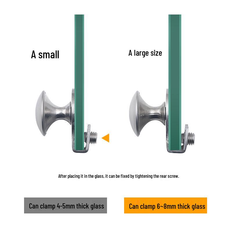 No-Drill Round Thumb Handle for Wine Cabinet and Drawer