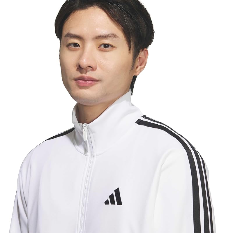 Adidas Track Top Must Haves 3-Stripes Track Top Men's DH100 White (KR6431) M