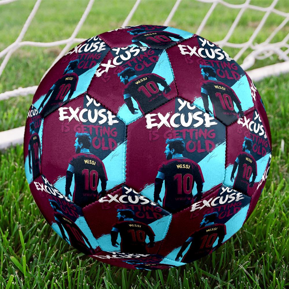 Messi 10 Number Argentina World Cup Champions Size 5 Soccer Ball Machine Sewn Indooroutdoor Universal Football Ideal For Soccer Enthusiasts