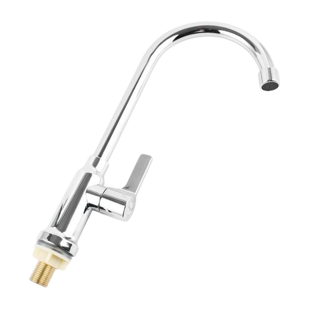 1 Pcs G1/2 Plastic Kitchen  Water Purifier Single Lever Hole Cold Tap Dishsink Vertical Faucet Accessories