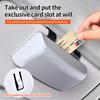 Car Glasses Box Portable Magnetic Switch Car Sun Visor Sunglasses Holder Auto Electroplated Eyeglass Car-Mounted universal Case