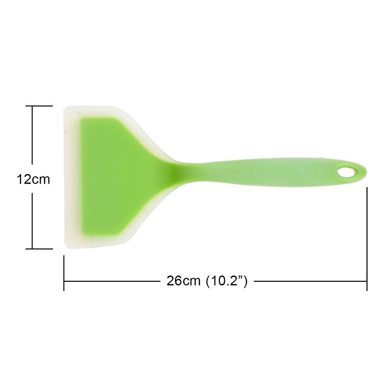 Wide Silicone Spatulas Beef Meat Egg Kitchen Scraper Pizza Shovel Non-stick Turners Food Lifters Home Cooking Utensils