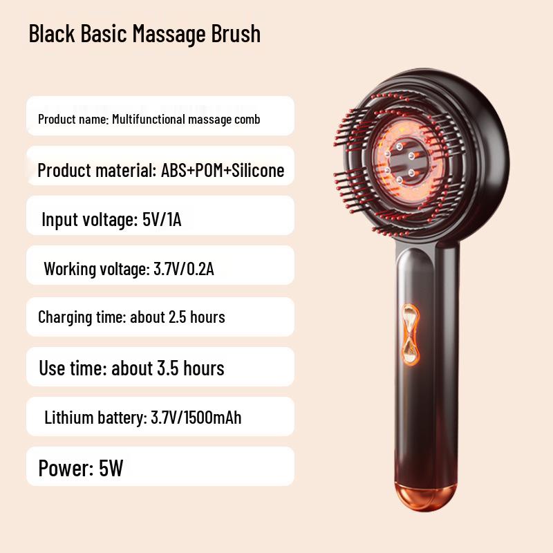Red Light Electric Scalp Massager and Hair Growth Comb