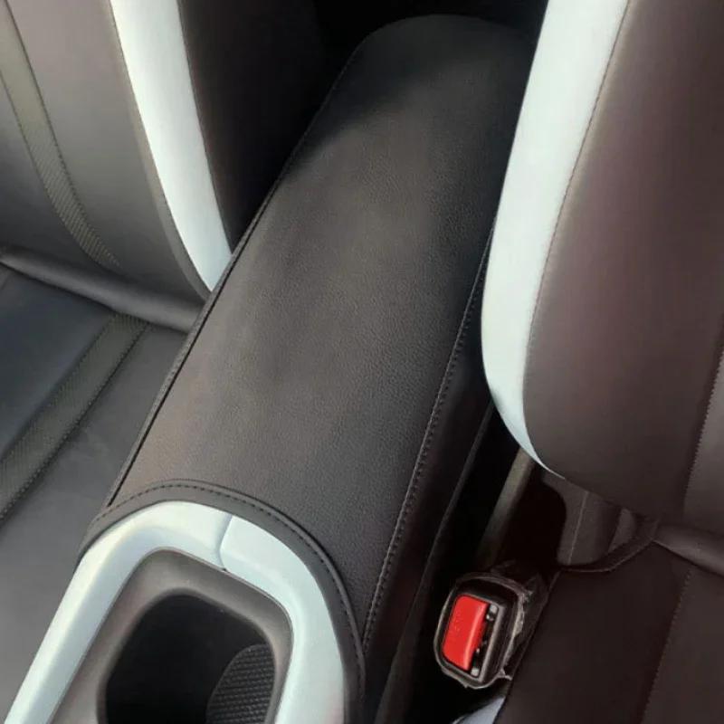 Microfiber Leather Car Armrest Box Lid Cover for BYD Seagull 2025 Center Console Interior Accessory