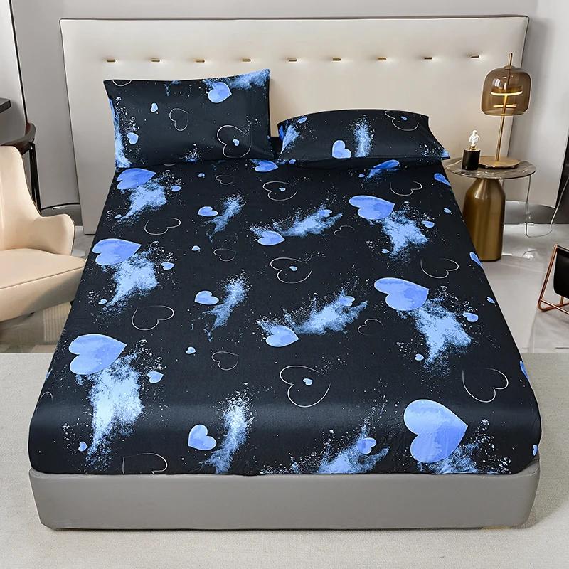 Leopard Wild Print Microfiber Bed Fitted Sheet- Comfort, Hypoallergenic, TwinFullQueenKing Size, Add A Bold Statement
