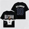 Jude Bellingham Anglia NO.10 Koszulka Męska i Damska Letnia Streetwear Bawełniana Odzież Moda Wysoka Jakość Oversize Krótki Rękaw Damska Męska Odzież