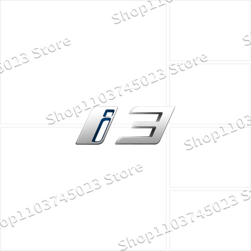1Pcs Car Styling ABS Plastic Emblem Decor For BMW I3 I4 I7 IX IX3 IX4 IX7 Logo Rear Tail Bumper Trunk Sticker Auto Accessories AT8