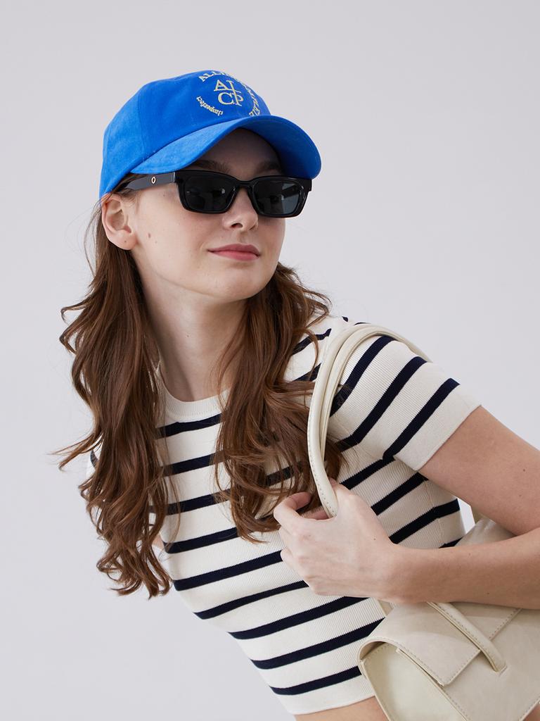 Olinkeompeulliteu Round Logo Ball Cap (Blue)