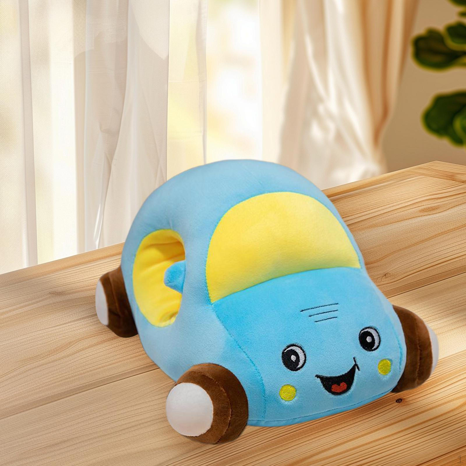 Мягкая подушка в форме автомобиля из мультфильма, игрушка для офиса, взрослых, детей, кукла для