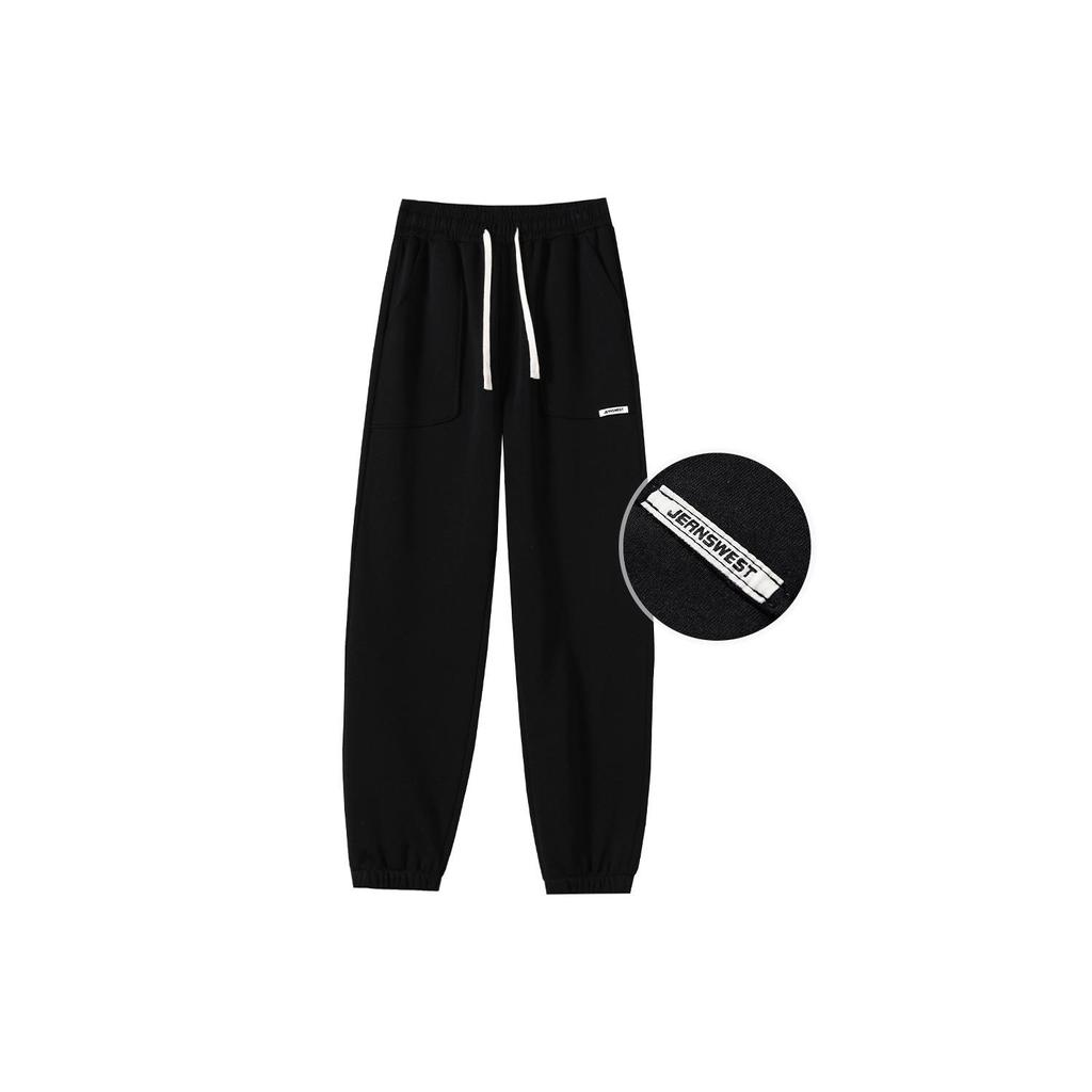 JEANSWEST Casual Pants Unisex Moderate Cuffed Pants EW-33-15100N