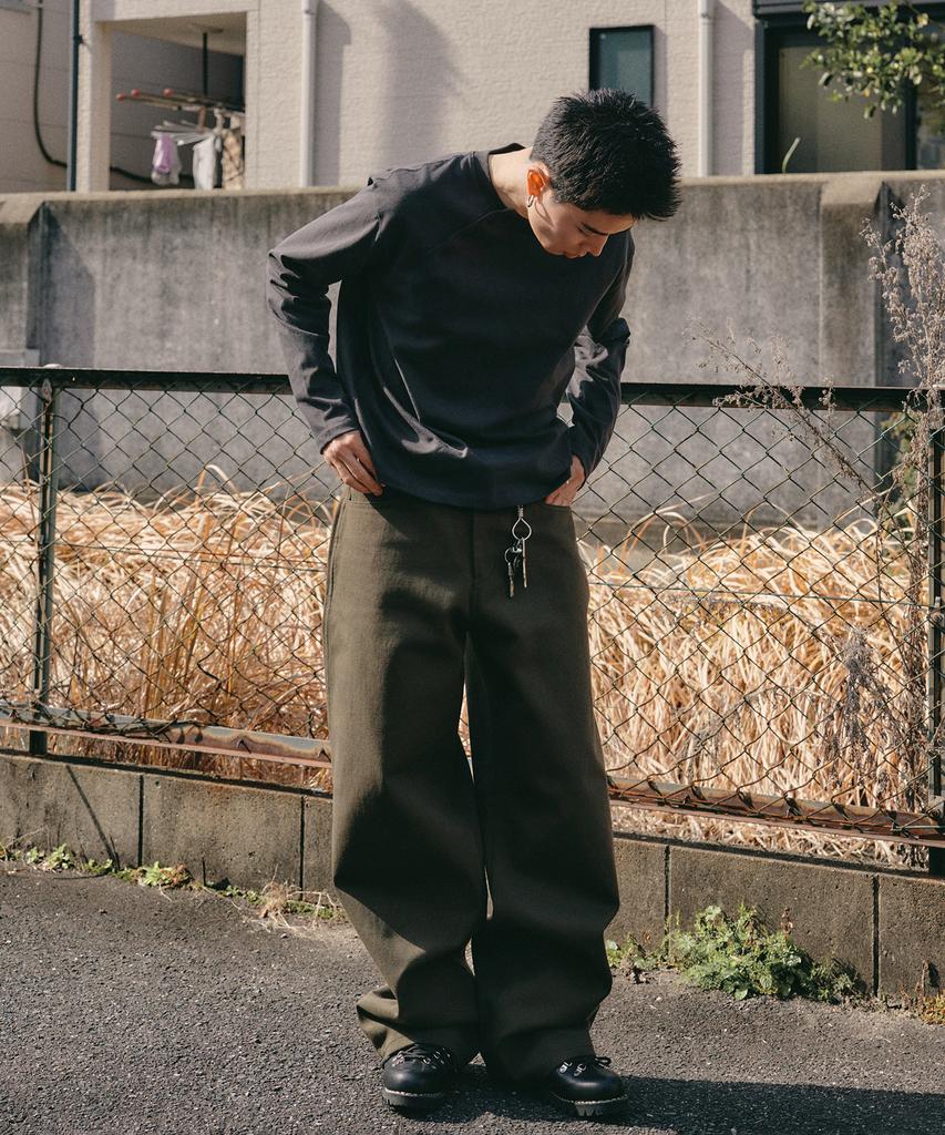 XERO Over Curved Pants [Khaki]