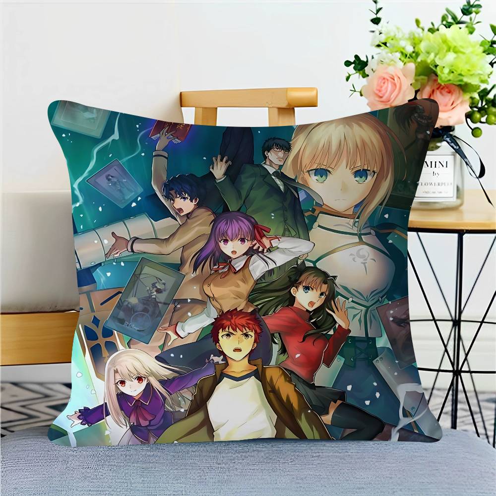 Anime Fate-Stay-Night Cushion Cover Decorative Pillow Sofa Home Decor Case Pillow Cases