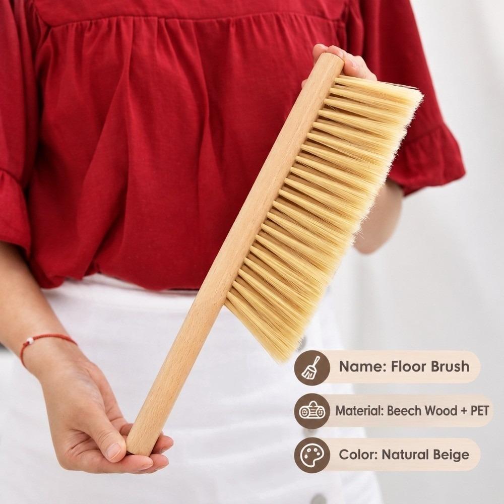 Long Handle Dust Brush Soft Bristle Sweeping Brush Deep Clean Bed Brush Hotel Use