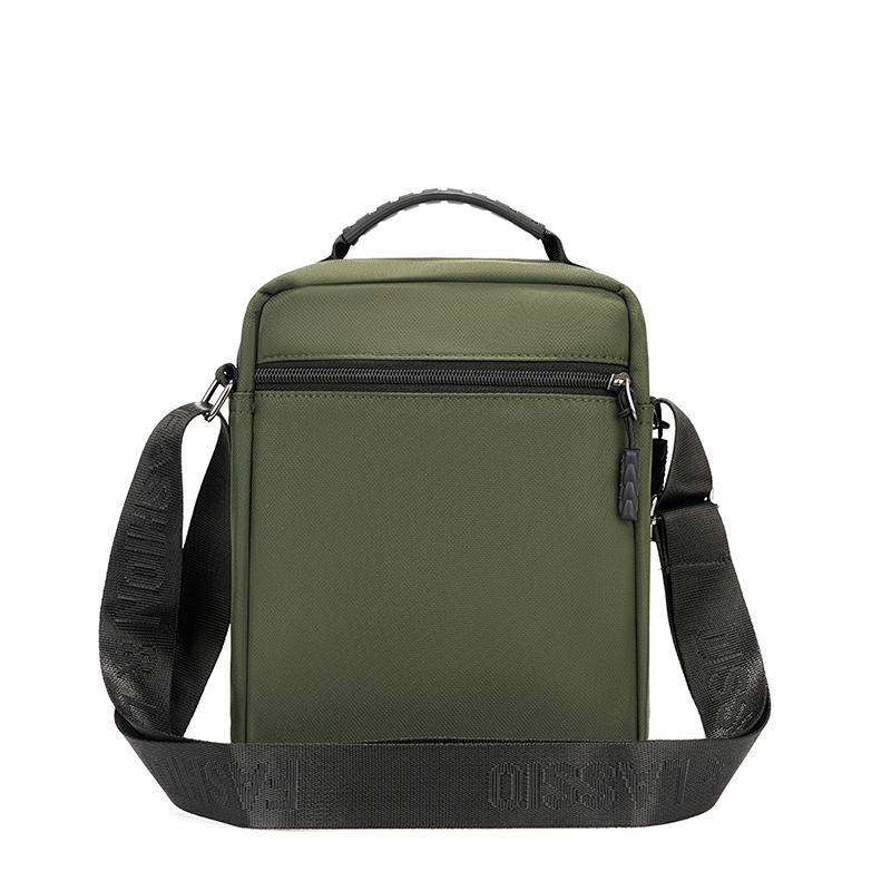 Men's Oxford Crossbody Bag Middle-Aged Sports Travel Shoulder Bag Multi-Compartment Mobile Phone Bag