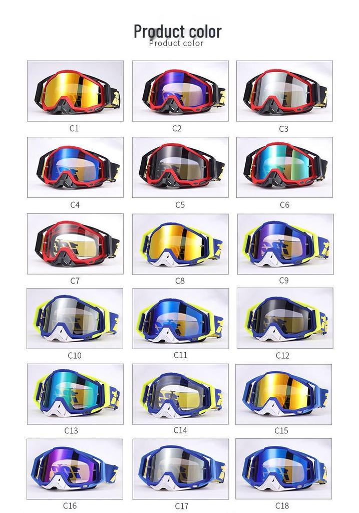 100% Windproof Off-Road Ski & Cycling Goggles