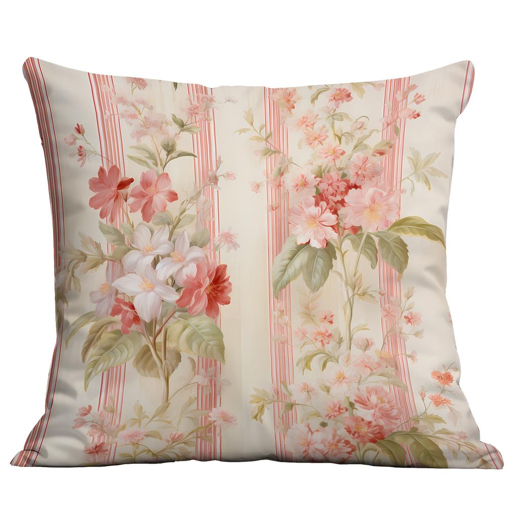 Ny Akvarell Pastoral Blommig Kuddfodral Hem Vardagsrum Soffa Kudde Kuddfodral Premium Hållbar Kvalitet