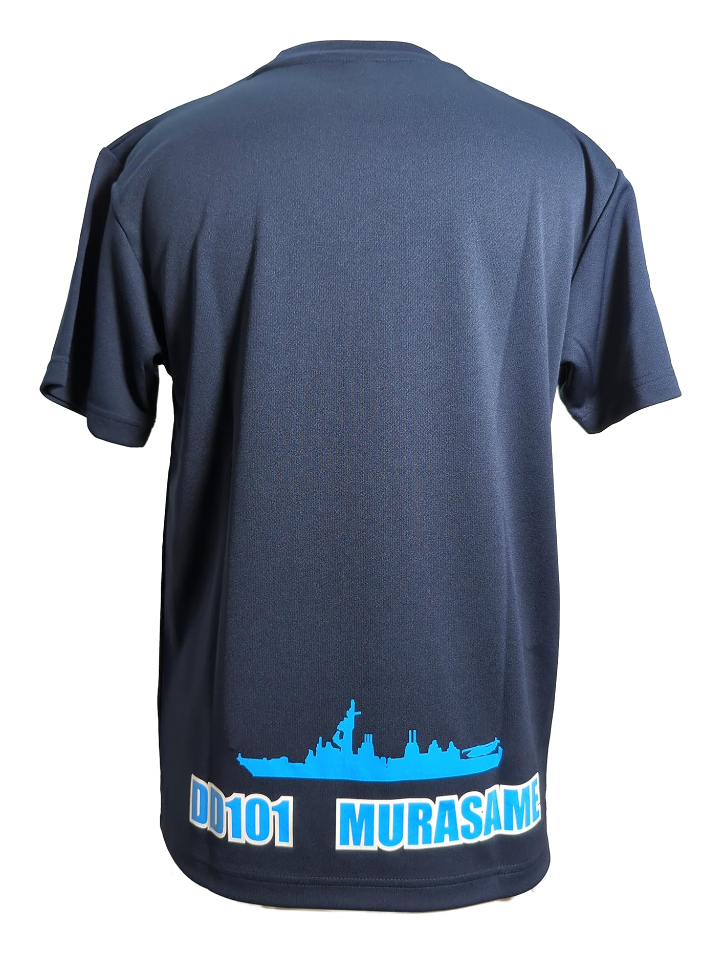 Памятная футболка Uniform Fuji (Эсминец Мурасамэ IPD 2021) Морские силы самообороны Японии Быстросохнущая короткая футболка IPD Мурасамэ 21 (NV, 3л)