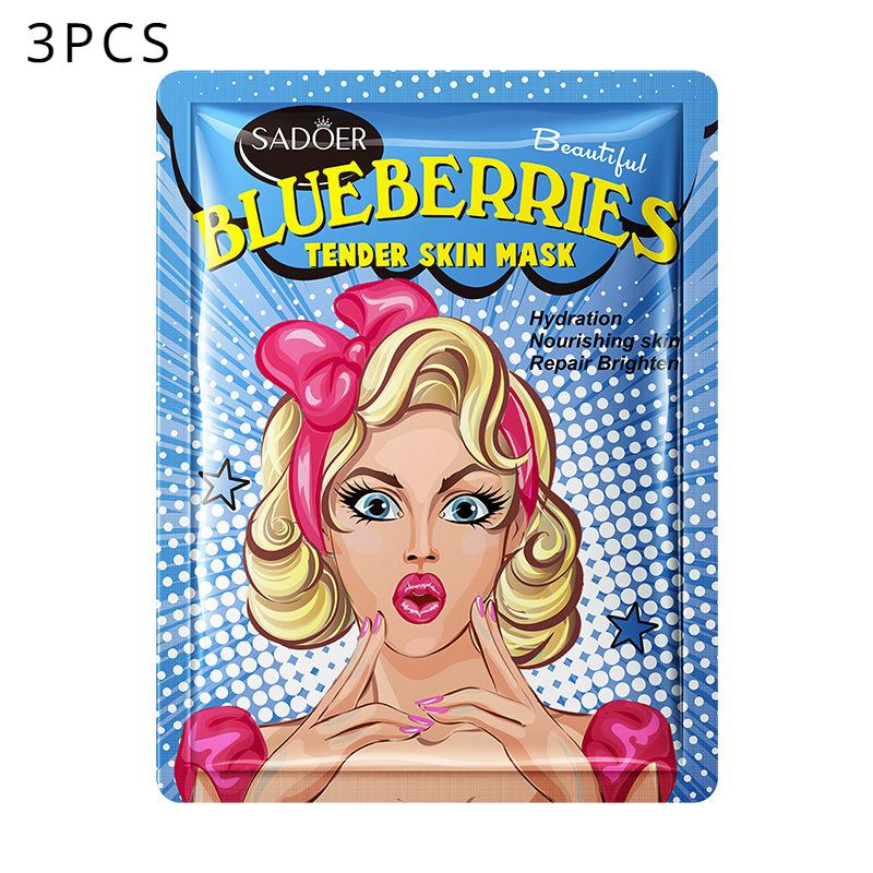 Sadoer Blueberry Rejuvenating Goddess Mask Hydrating Facial Mask