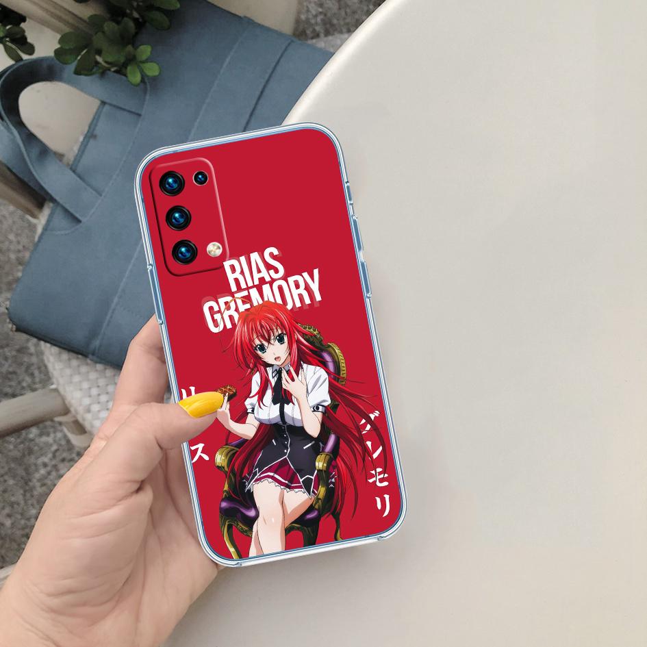 

LO84 Rias Gremory Soft Shell Transparent Phone Case for Motorola Moto G7 G8 G9 G84 G85 G73 G24 G15 Z2 Play Power Plus Motorola Moto G84