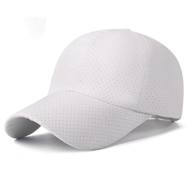 New quick-drying perforated light plate dark flower baseball cap simple breathable sun hat outdoor sports cap