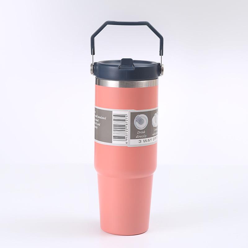 30oz Portable 304 Stainless Steel Insulated Cup for Cold Preservation – Outdoor Car Cup