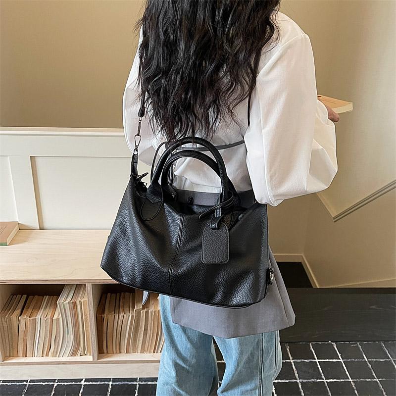 Bolso Tote de Gran Capacidad Bolso de Mano Vintage para Mujer Bolso Cruzado para el Trabajo