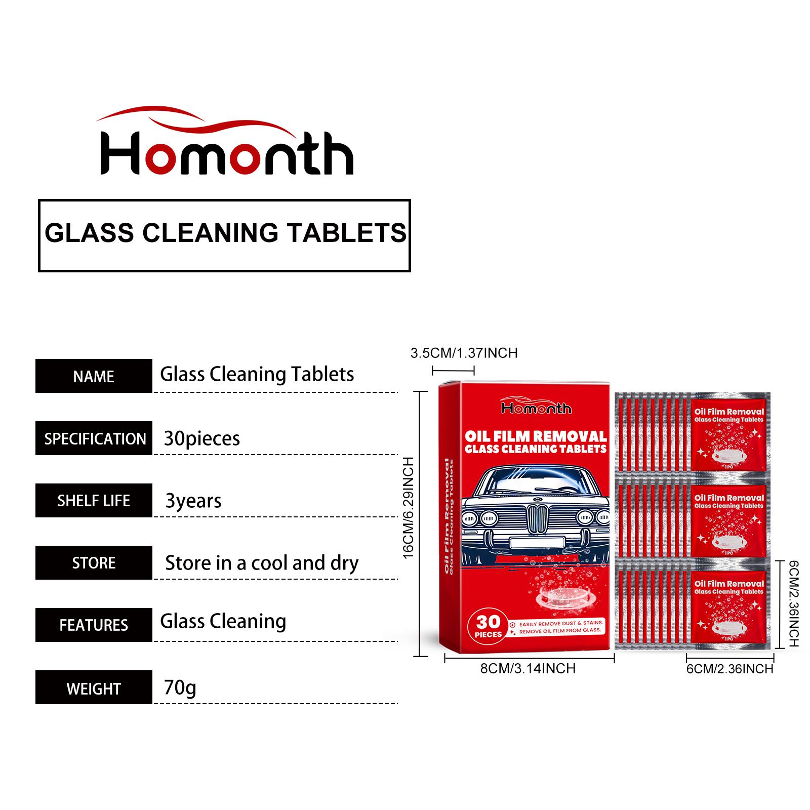 

30~150 шт. Шипучие таблетки для очистки лобового стекла Мощное средство для удаления пятен без следов со стекла автомобиля Твердая эссенция Концентрированные таблетки