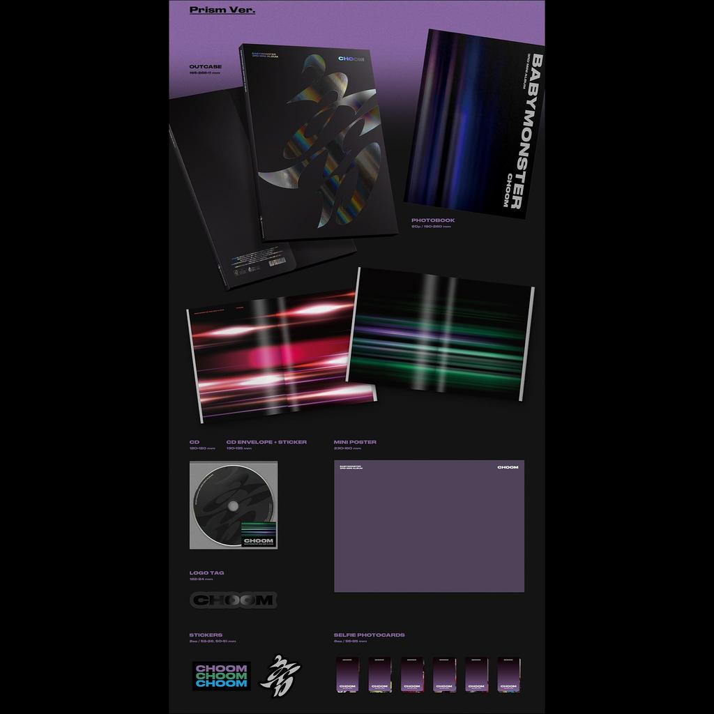 [Pre-order] BABYMONSTER [CHOOM] 3rd MINI ALBUM + Free Gift