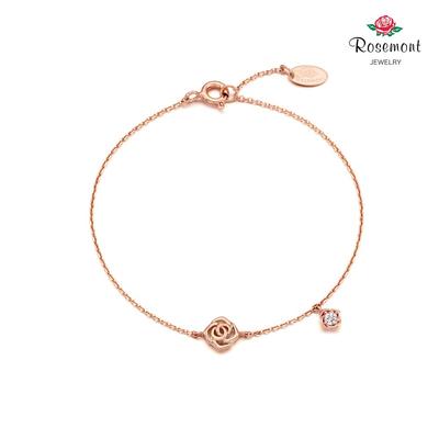 [Exclusive Package][Rosemont] Silver Bracelet (April Birthstone) Rc0344