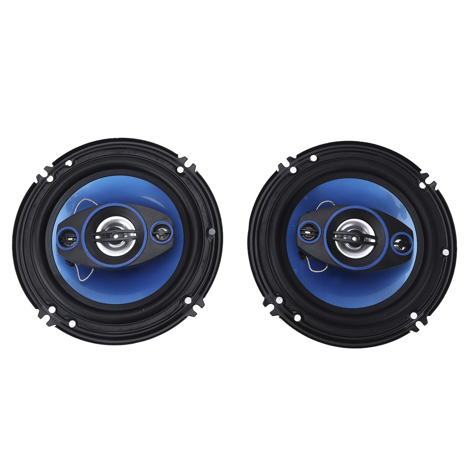 2 Stück 6,5 Zoll Auto-Lautsprecher Breitband 90dB 500W Hocheffizienter Lautsprecher Audio-Soundsystem
