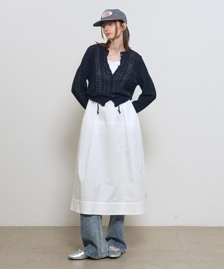 General Idea Lace Sleeveless Long Dress [White] / Gf2Lop505