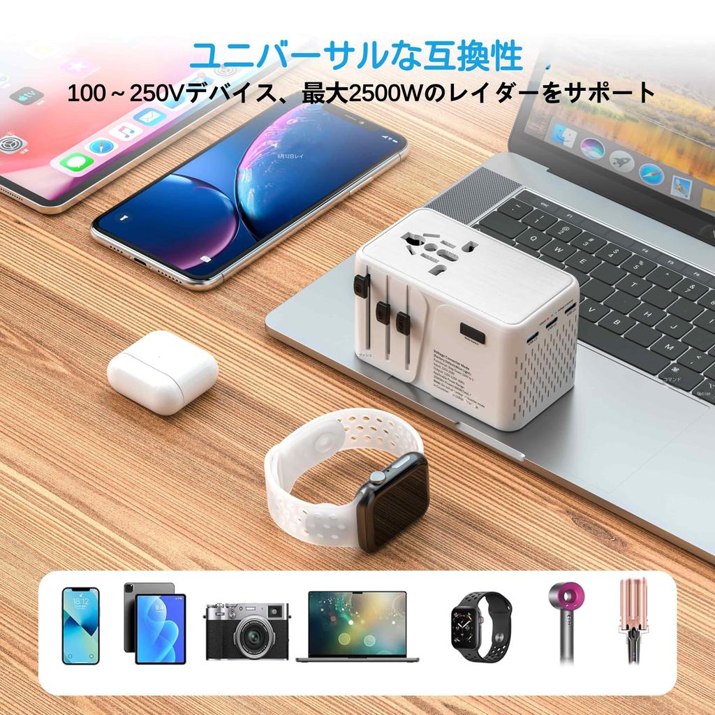 2000W 220V To 100V Transformer for Overseas Overseas Outlet Conversion Sine Wave 1 USB 3 Dryer for Overseas Maximum Compatible with 200 Countries