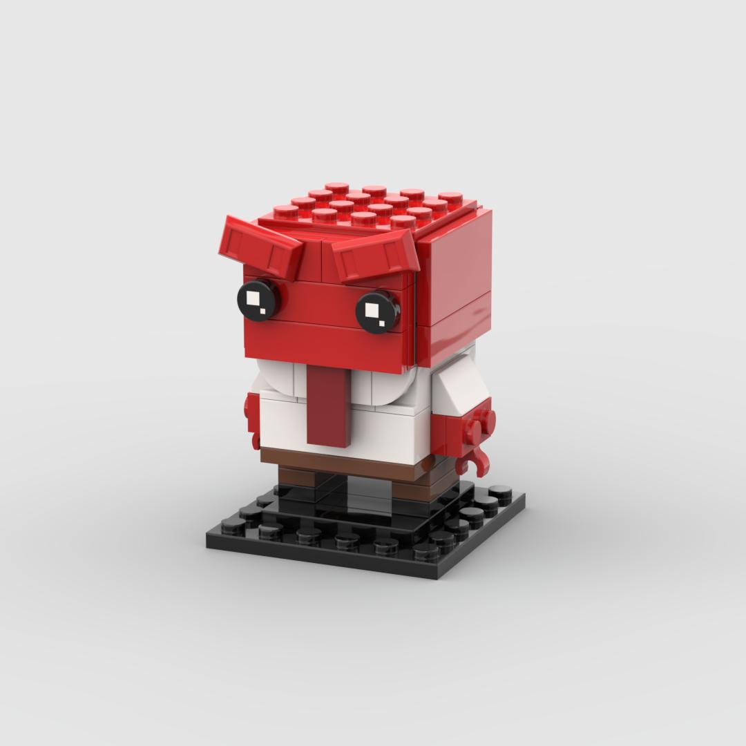 

Non-Toxic Lequmoc Brickheadz Angered Action Disgusted Figures Bricks Model Building Blocks Toys For Children Christmas Gifts