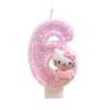 Creative Birthday Cake Number Candle Topper for Kids.