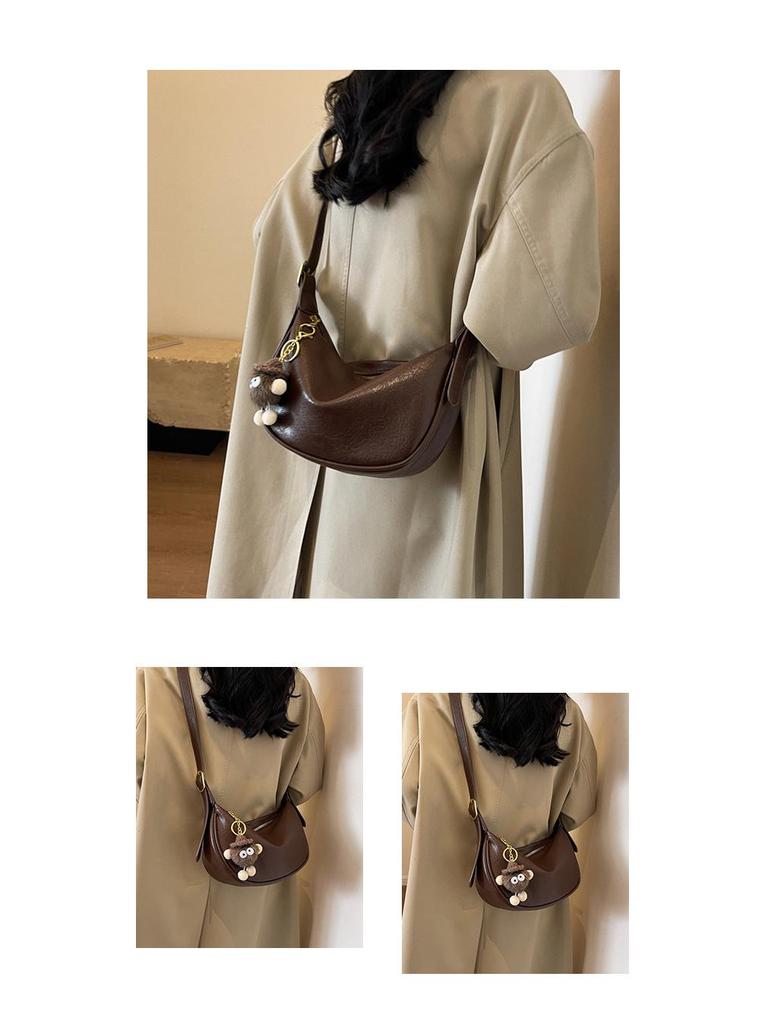 2023 Trendy Retro Women's Handbags: Versatile Crossbody, Shoulder, and Underarm Dumpling Bag