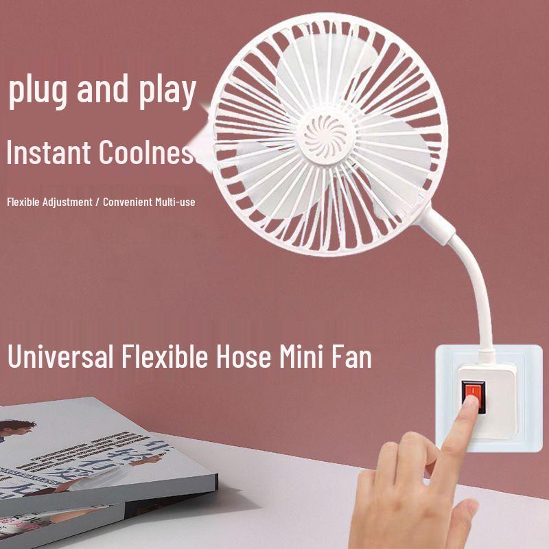 Upgraded Silent Aroma Mesh Fan with Strong Wind and Universal Three-Plug Design for Kitchen & Bedroom