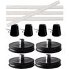 Lámpara de Mesa Citronela Fibra de Vidrio Mechas Decorativa Exterior Larga Duración Acero Inoxidable Tapa Decoración Jardín Para Adultos