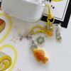 Vintage Y2K Styles Taiyaki Fish Phone Charm Lovely Japanese Keychain for Girls Lovely Bag Accessory