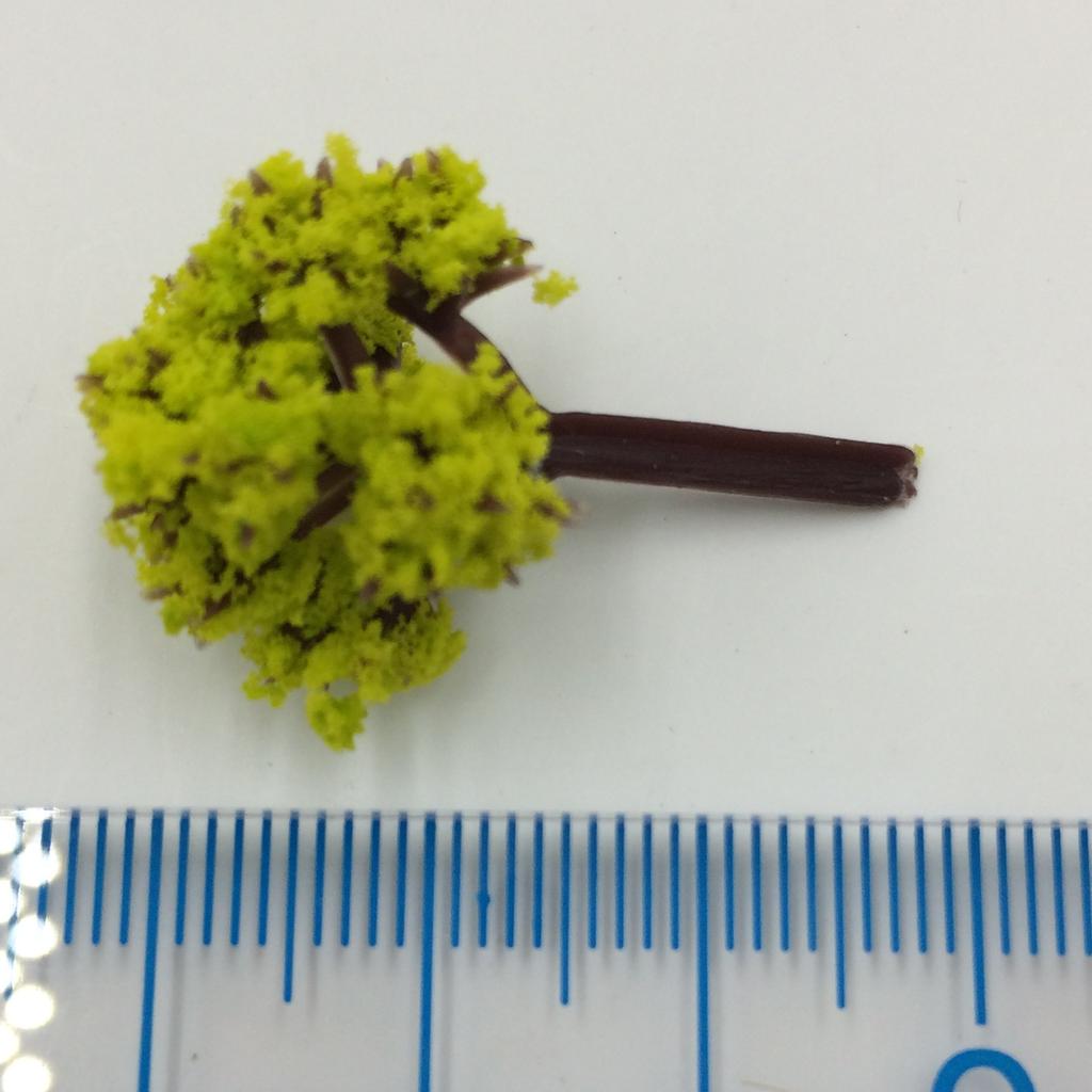DauStage Forest for N Gauge and Architectural Available In 50 or 100 Colors 50 Trees, 3cm, Dioramas, Railways, Models, (05, Yellow-Green, Pieces)