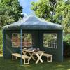 Reception Tent Wall - vidaXL - 2 Pcs - Green - PE - UV and Water Resistant