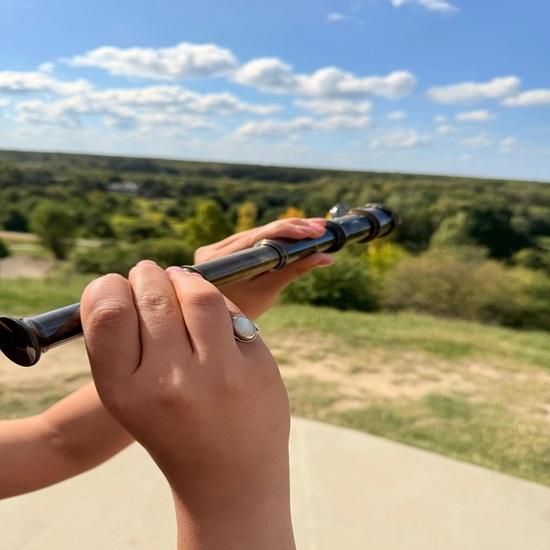 30.48 Cm Brass Telescope Nautical Decor with Leather Case Best Item for Gift