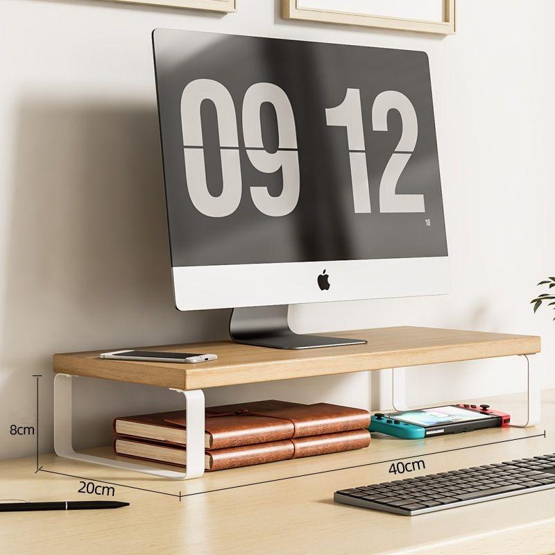 

Компьютерный монитор Подставка для монитора Подставка для хранения в домашнем офисе Компьютерный стол Креативная стойка для хранения Офисные принадлежности для хранения